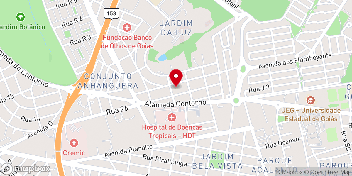 Map showing location of Igreja Evangélica Comunidade Família Real