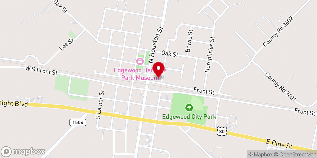 Map showing location of Gate Cowboy Church