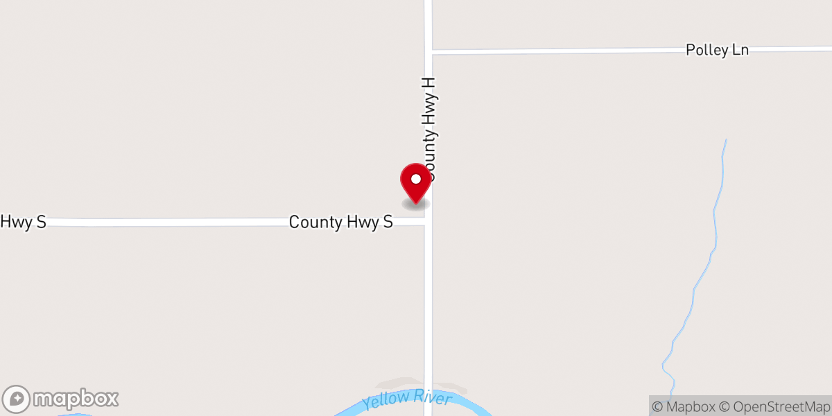 Map showing location of St John's Lutheran Church