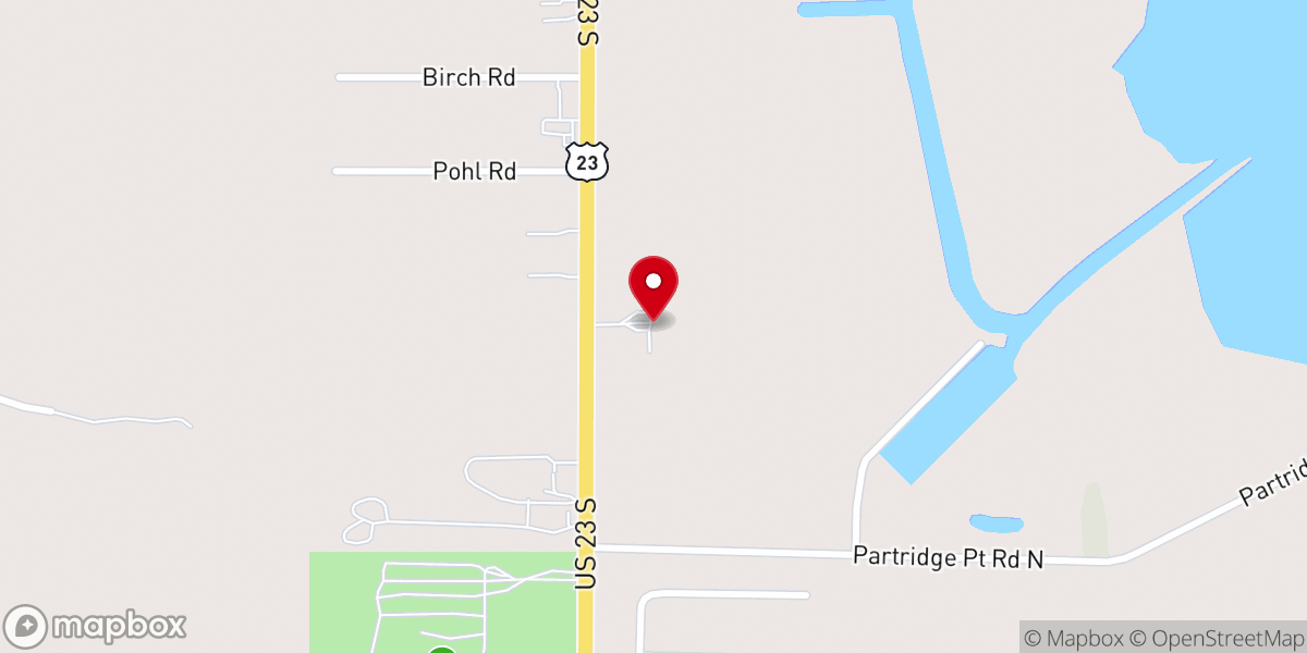 Map showing location of Alpena Seventh-day Adventist Church