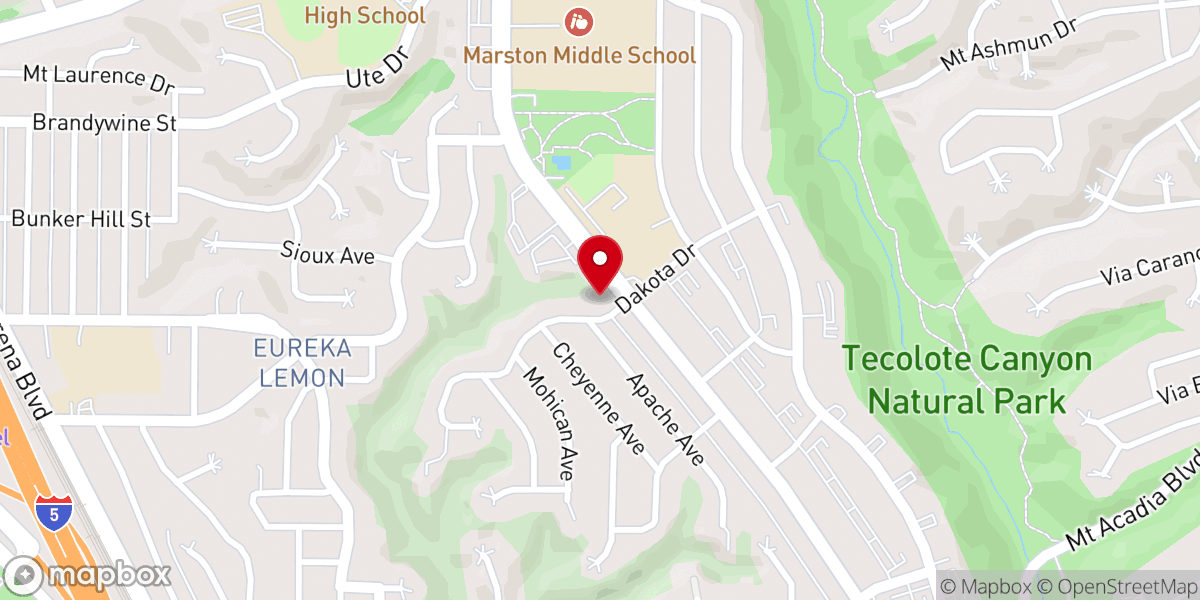 Map showing location of Eight Church of Christ Scientist