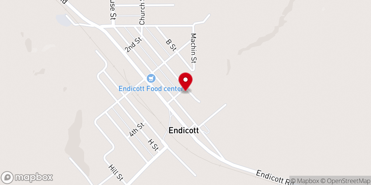 Map showing location of Trinity Lutheran Church