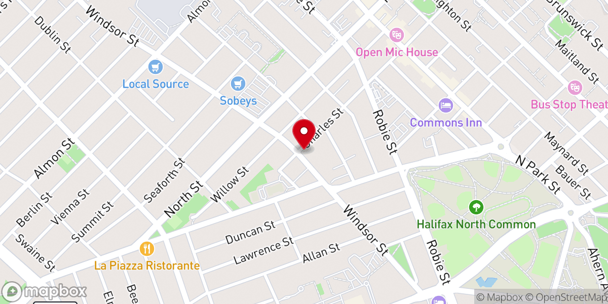 Map showing location of Kingdom Hall of Jehovah’s Witnesses