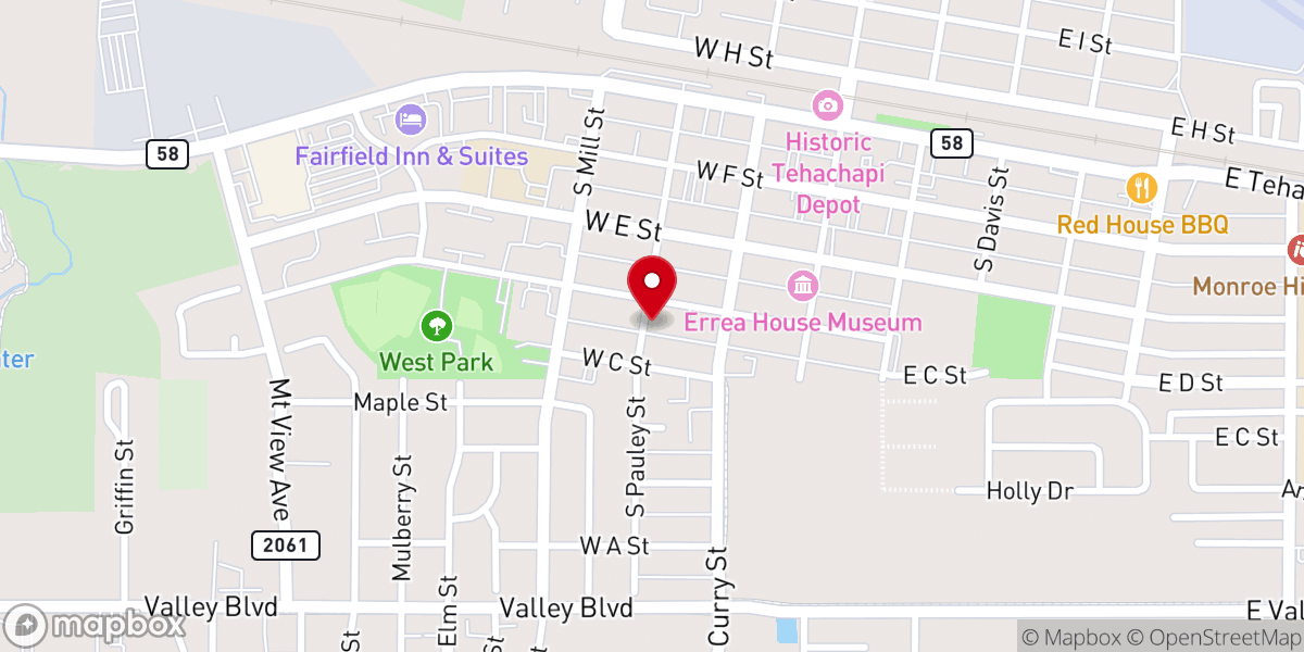 Map showing location of Templo Peniel
