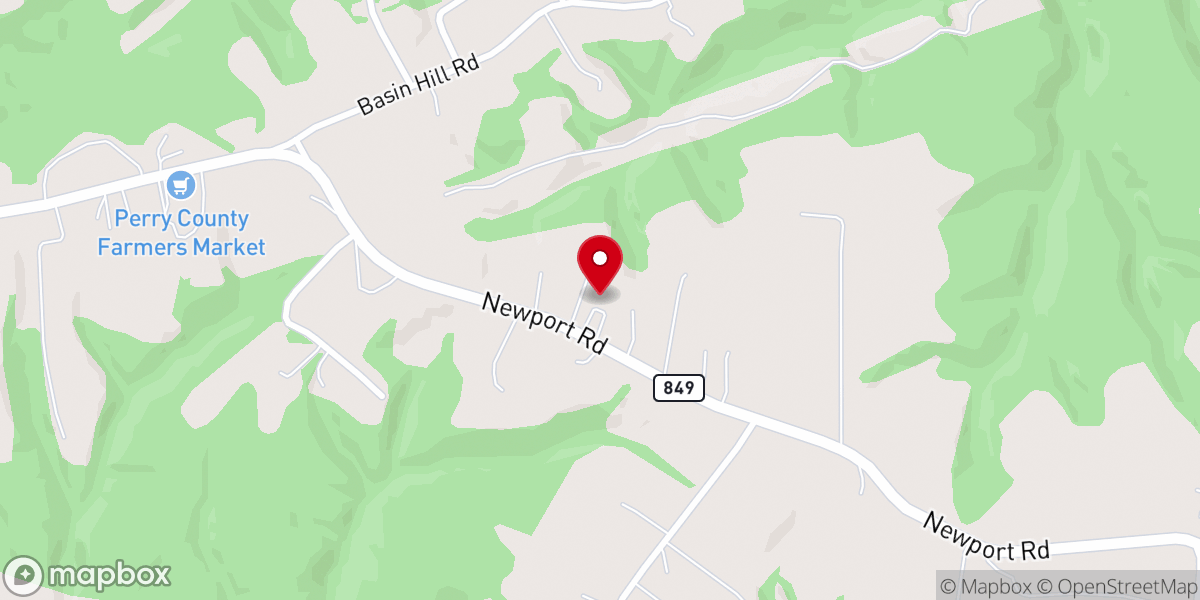Map showing location of New Life Bible Church