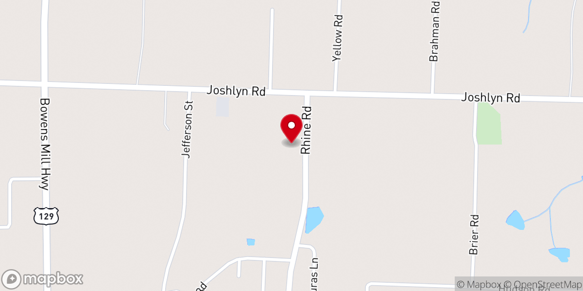 Map showing location of Hispanic Fountain of Life Church