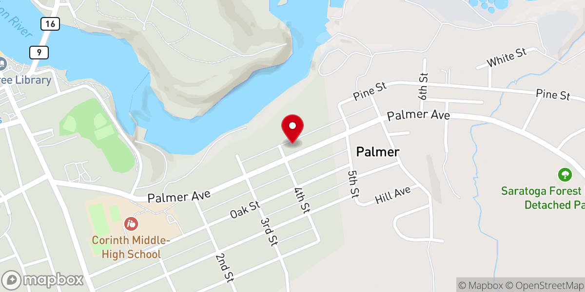 Map showing location of Holy Mother and Child Catholic Church