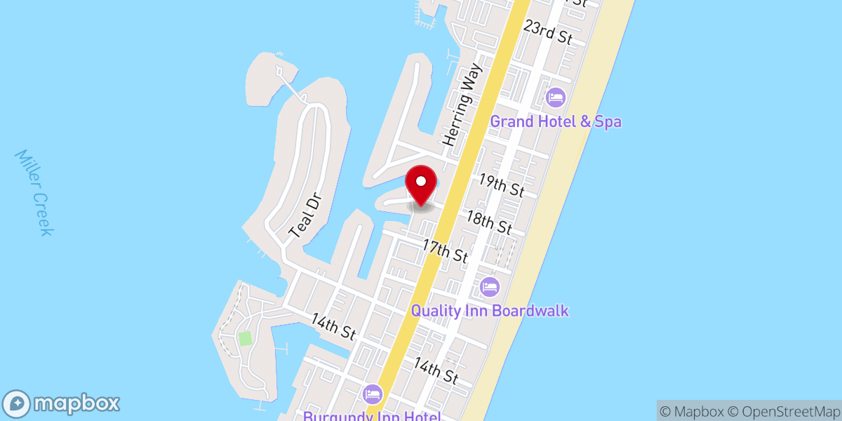 Map showing location of Holy Savior Gift Shop
