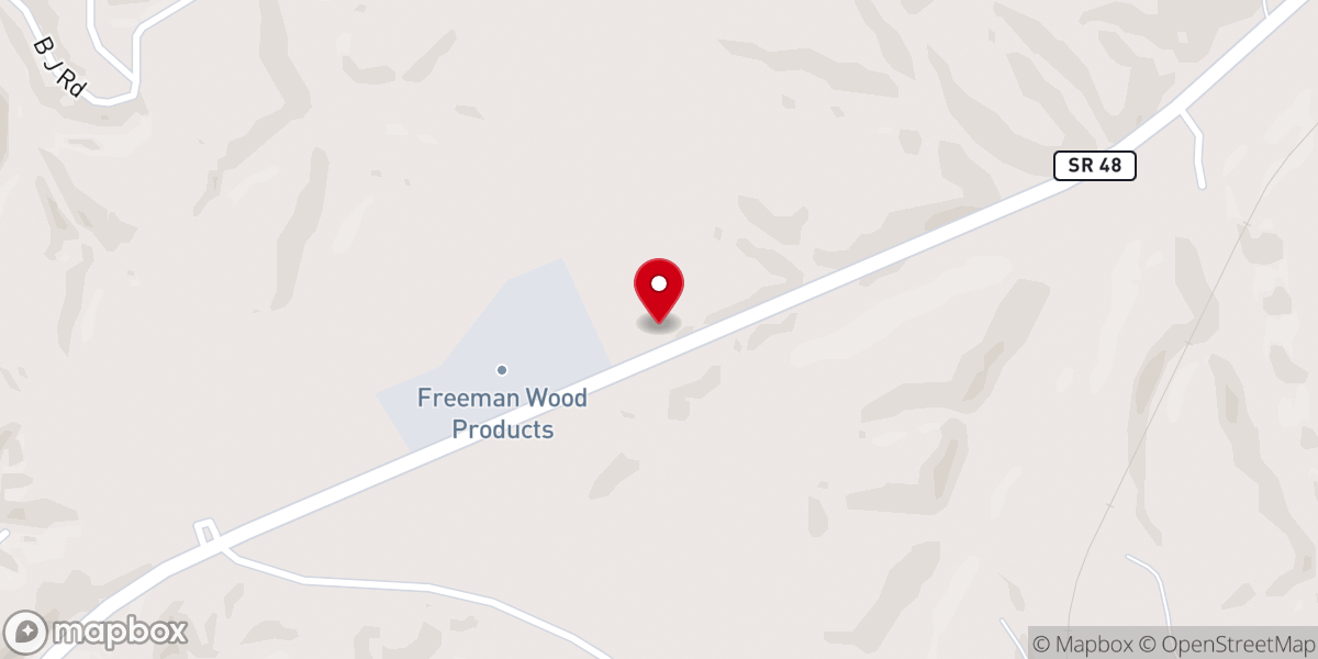 Map showing location of Alpha Baptist Association