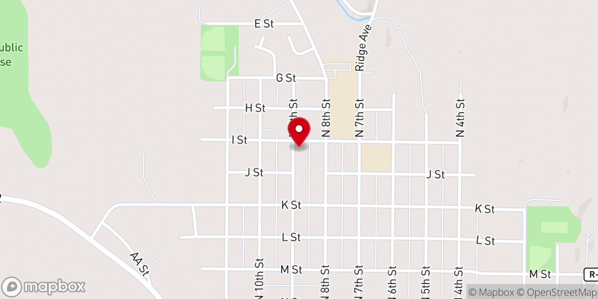 Map showing location of St Josaphat Convent