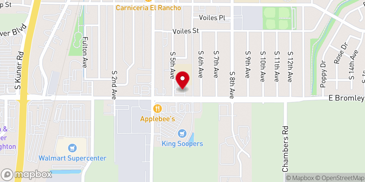 Map showing location of Brighton Seventh-day Adventist Church