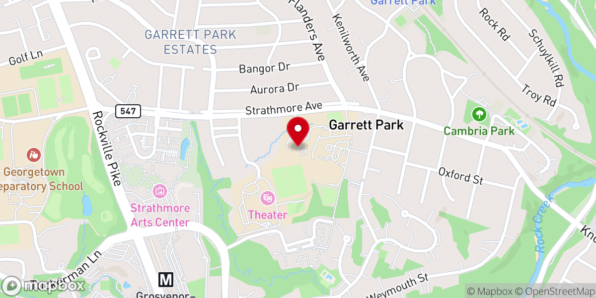 Map showing location of Holy Cross Catholic Church