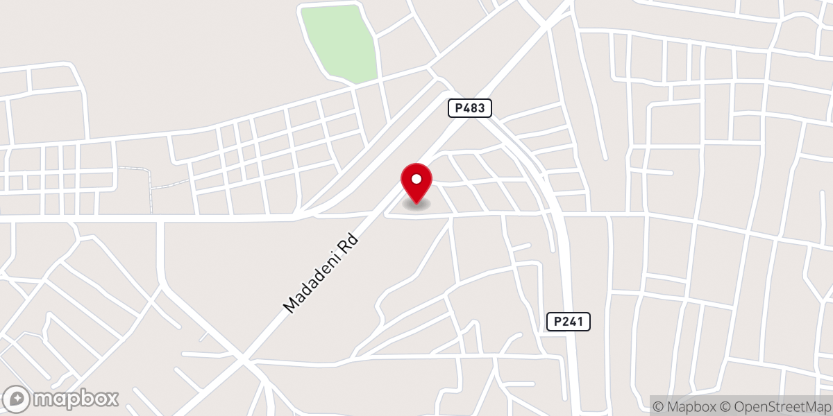 Map showing location of Ntokozweni Methodist Church
