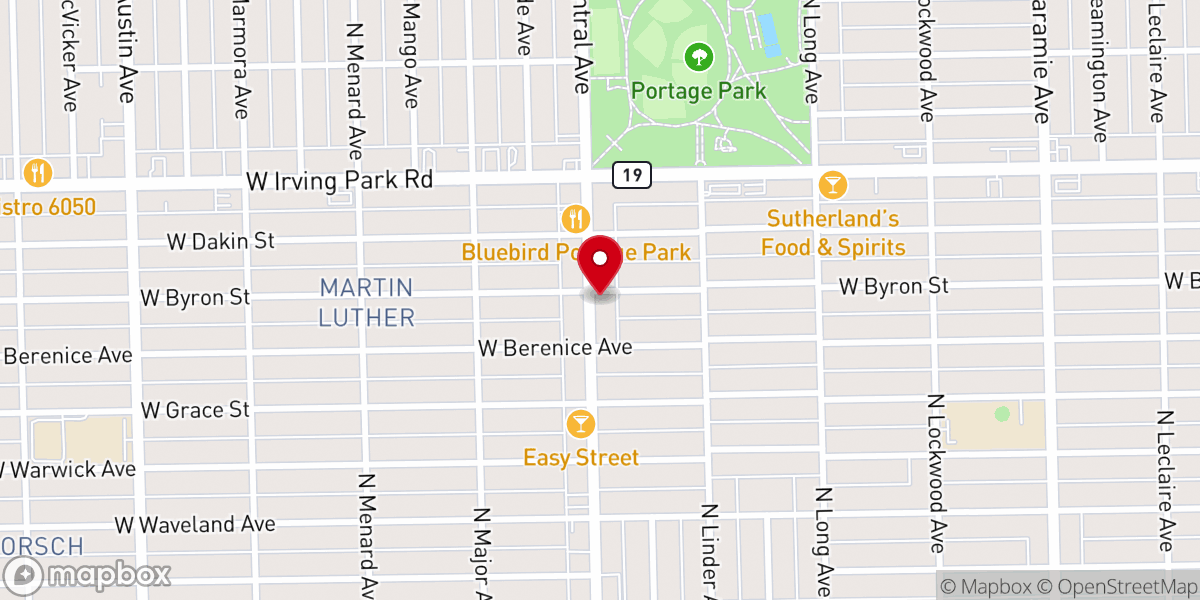 Map showing location of The Bridge Community Church