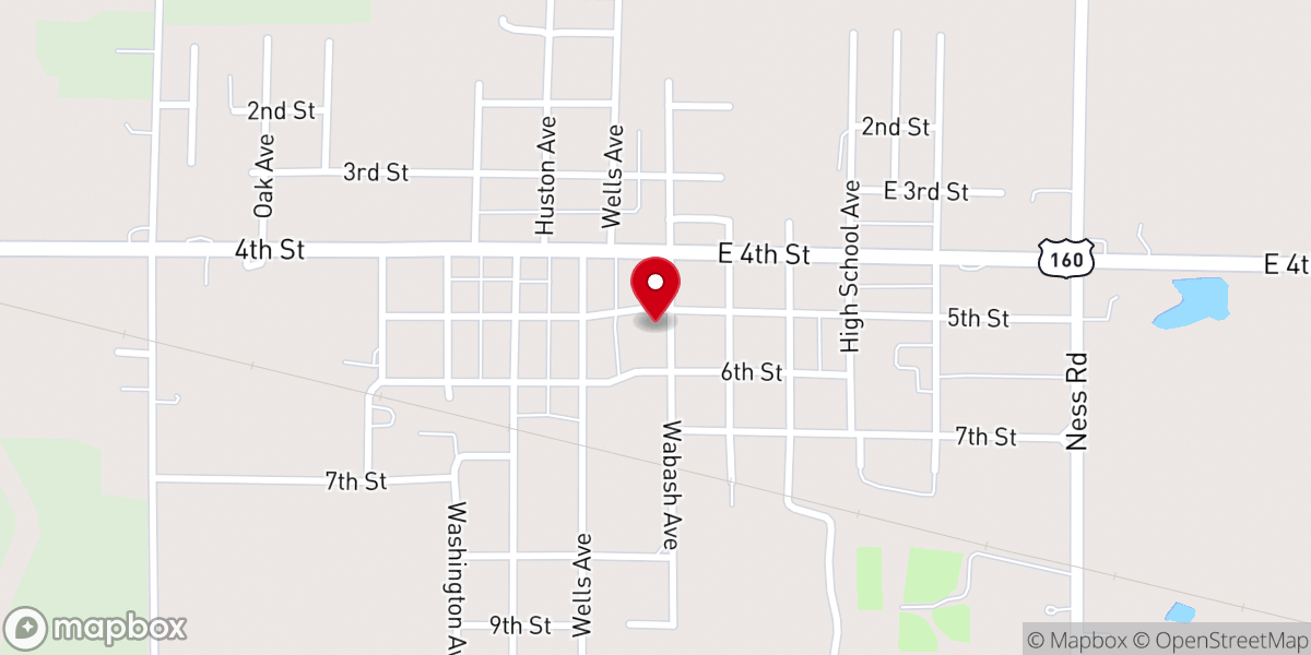 Map showing location of First United Methodist Church