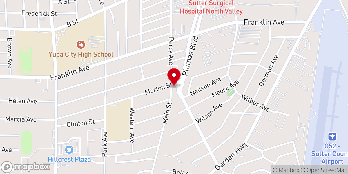 Map showing location of Church of the Living God