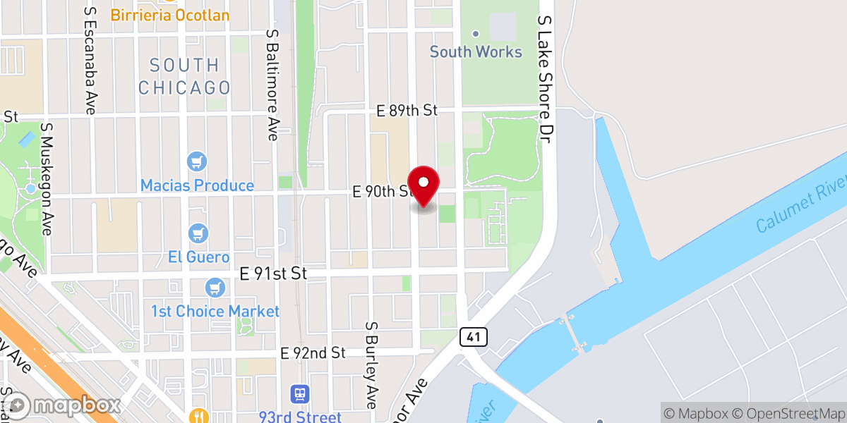 Map showing location of Greater Rising Sun Baptist Church