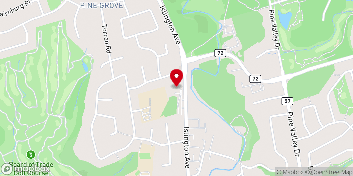 Map showing location of St. Margaret Mary Roman Catholic Church