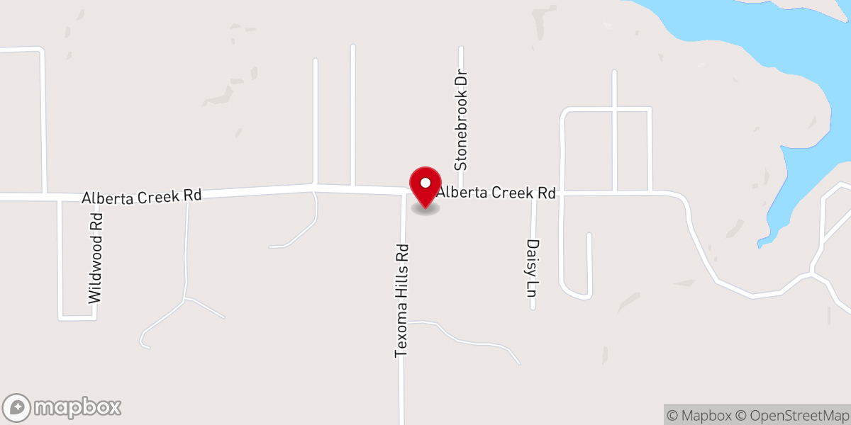Map showing location of Lighthouse United Methodist Church , Kingston Ok