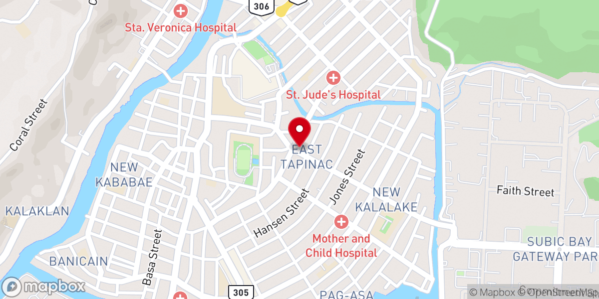 Map showing location of Church So Blessed - Olongapo
