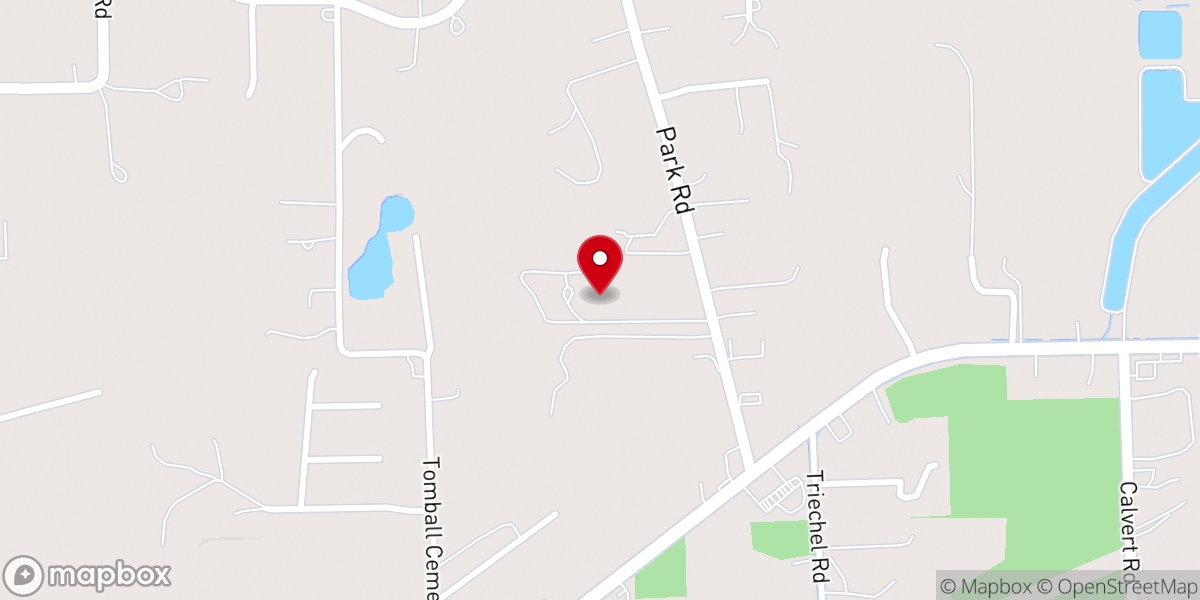 Map showing location of Chandelier Grove