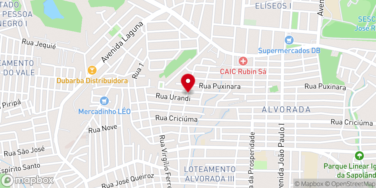 Map showing location of Paróquia Cristo Redentor
