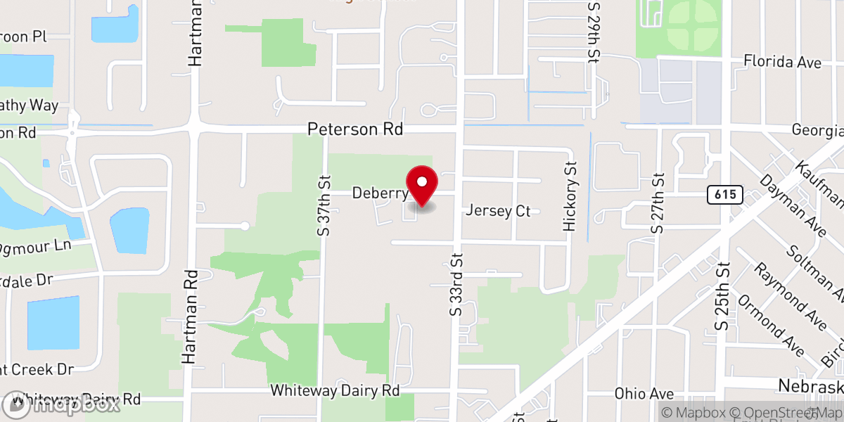 Map showing location of First Hatian Church of the Nazarene