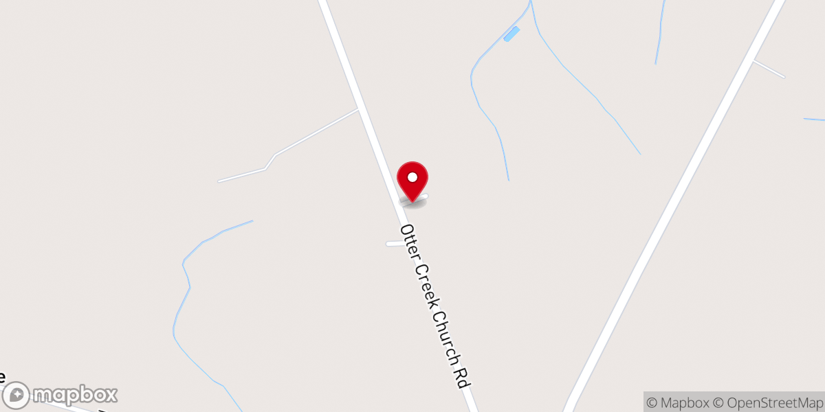 Map showing location of Mt Pleasant Holiness Church