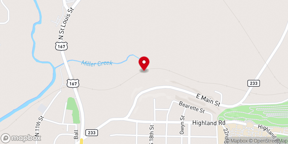 Map showing location of Newness of Life Ministries