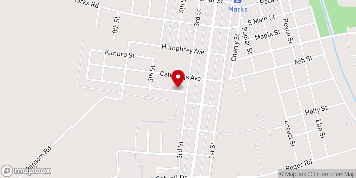 Map showing location of Anderson St Community Church of Christ