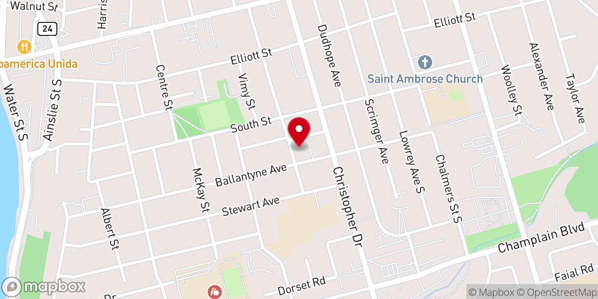 Map showing location of Cambridge Apostolic Pentecostal - UPCI