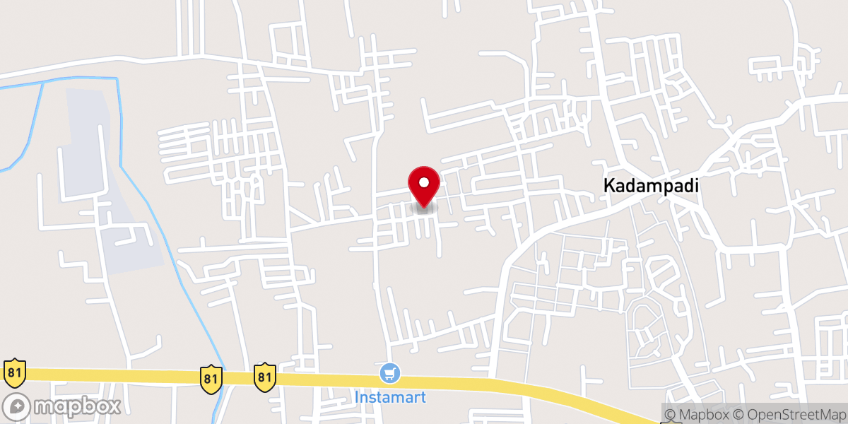 Map showing location of St. Gregorios Orthodox Chapel, Sulur