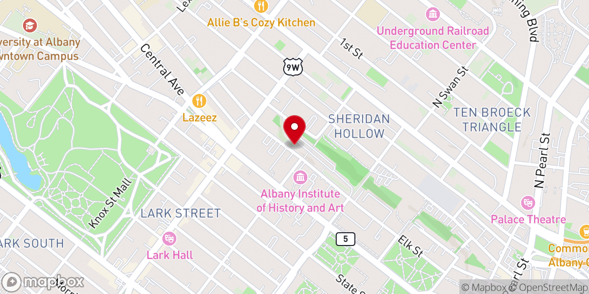 Map showing location of Welcome Chapel Missionary Baptist Church
