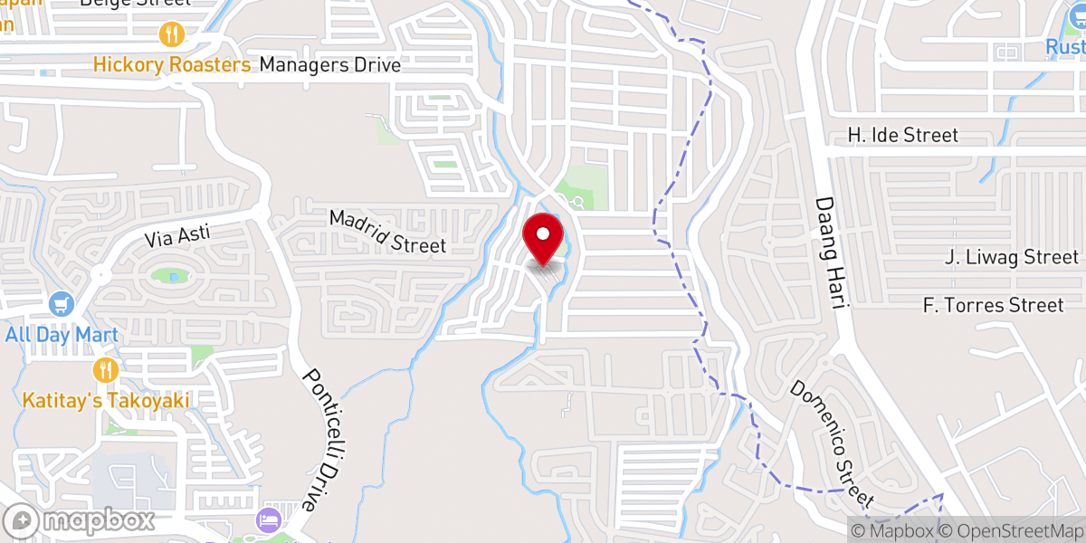 Map showing location of Shining Hope Baptist Church Molino 7