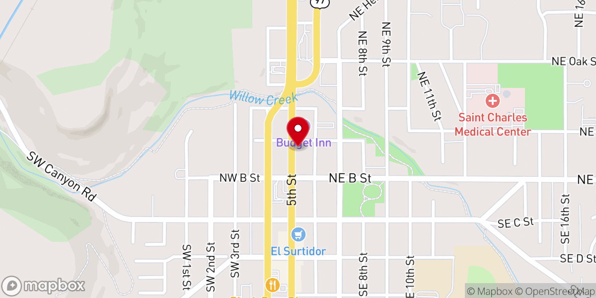 Map showing location of Living Hope Christian Center