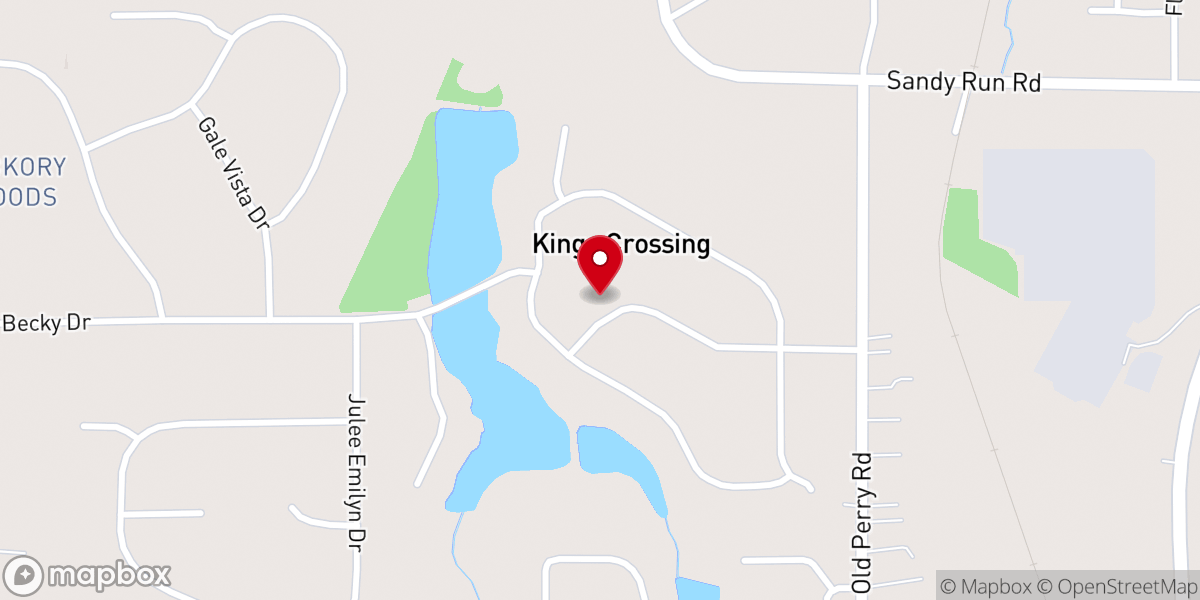 Map showing location of Anointed Word Church