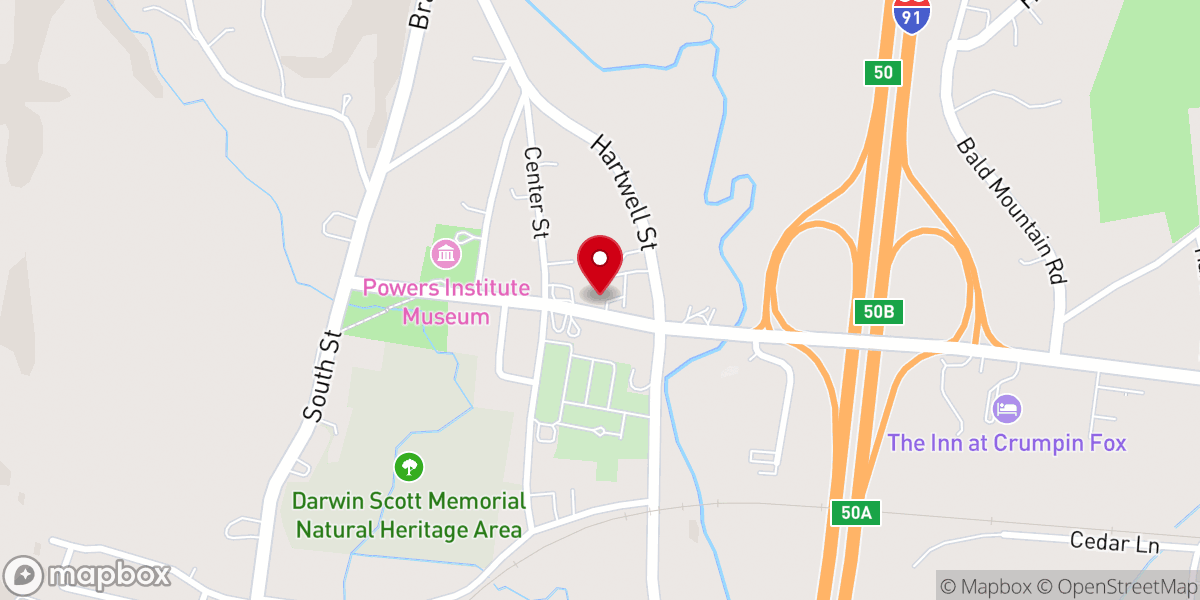 Map showing location of Bernardston Farmers' Market