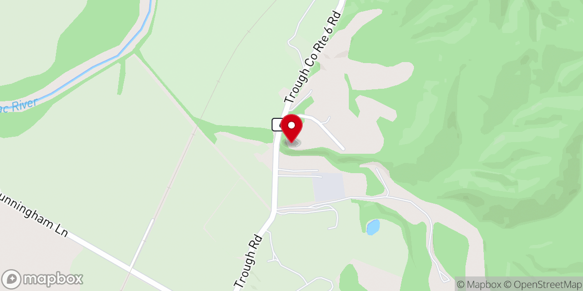 Map showing location of Moorefield Seventh-Day Adventist Church