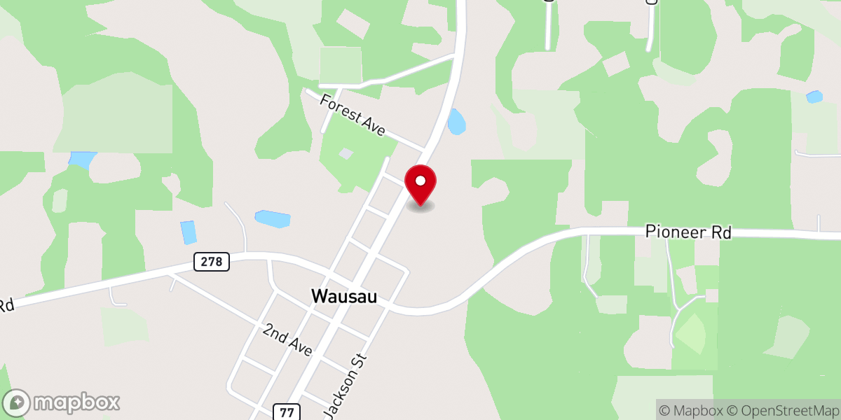 Map showing location of Discover Life Church