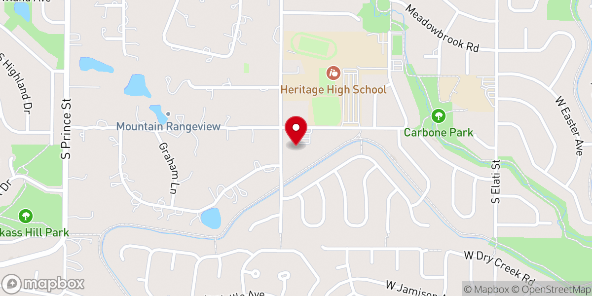 Map showing location of Trinity Anglican Church