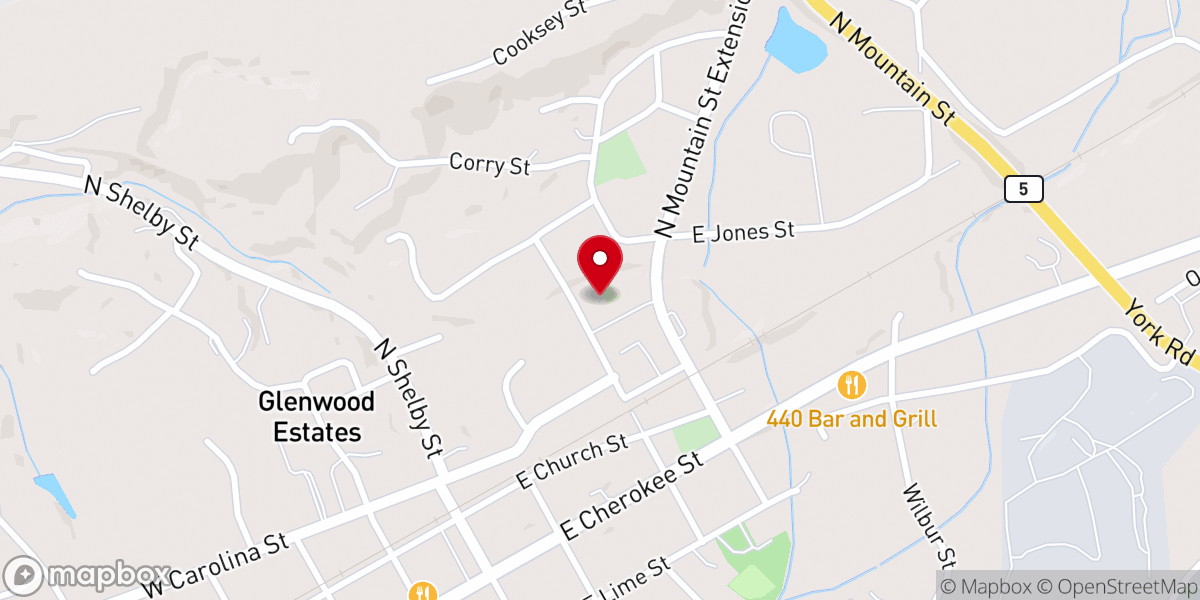 Map showing location of Divine True Holiness Church of God