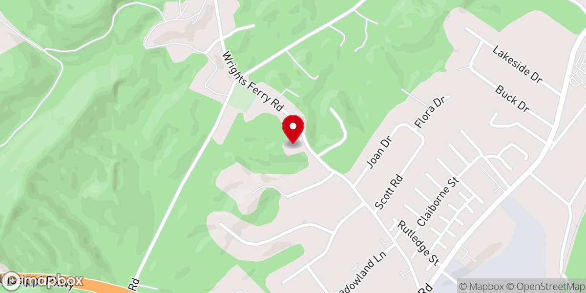 Map showing location of Mother Love Baptist Church