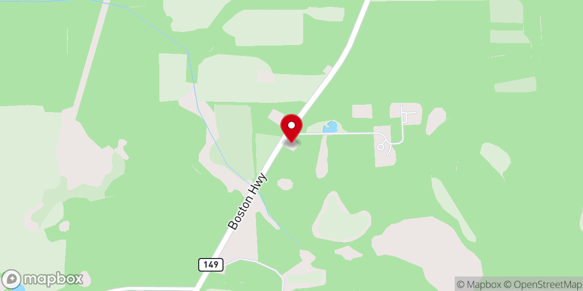 Map showing location of Bethel Church