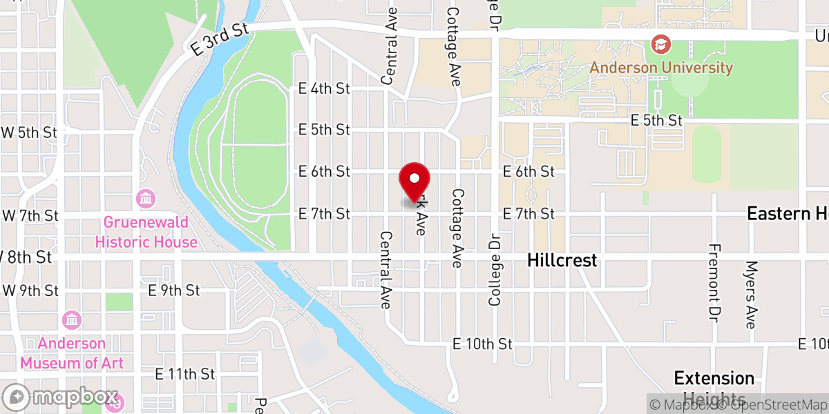 Map showing location of By His Grace Ministry INC.