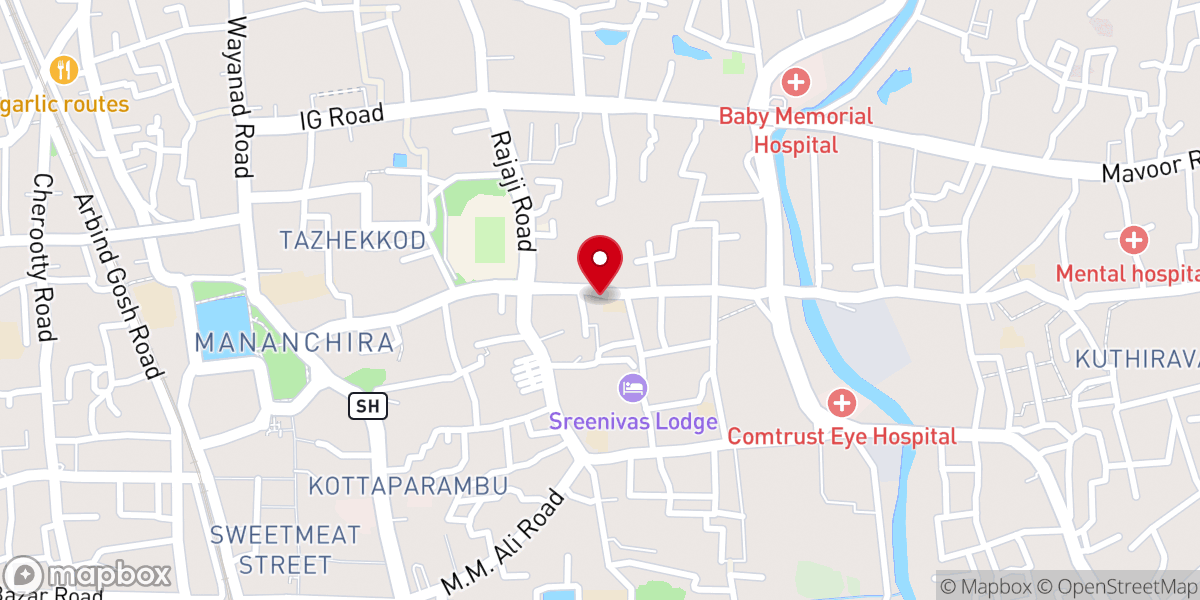 Map showing location of Church of God