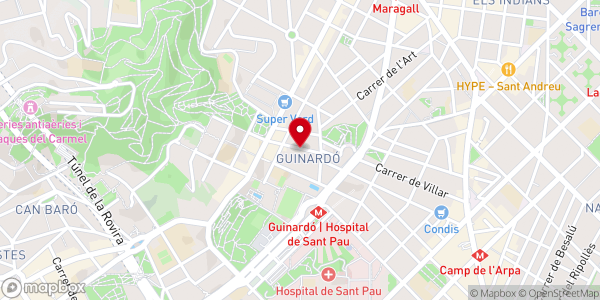 Map showing location of Church of St. James The Lesser
