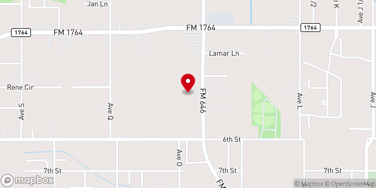 Map showing location of Calvary Crossroads Church