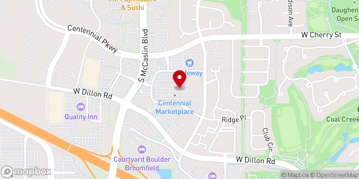 Map showing location of Ascent Community Church