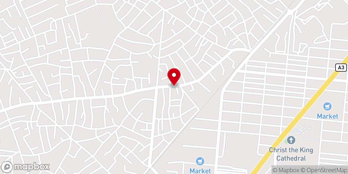 Map showing location of Mountain of Fire and Miracles Ministries Omuma 2