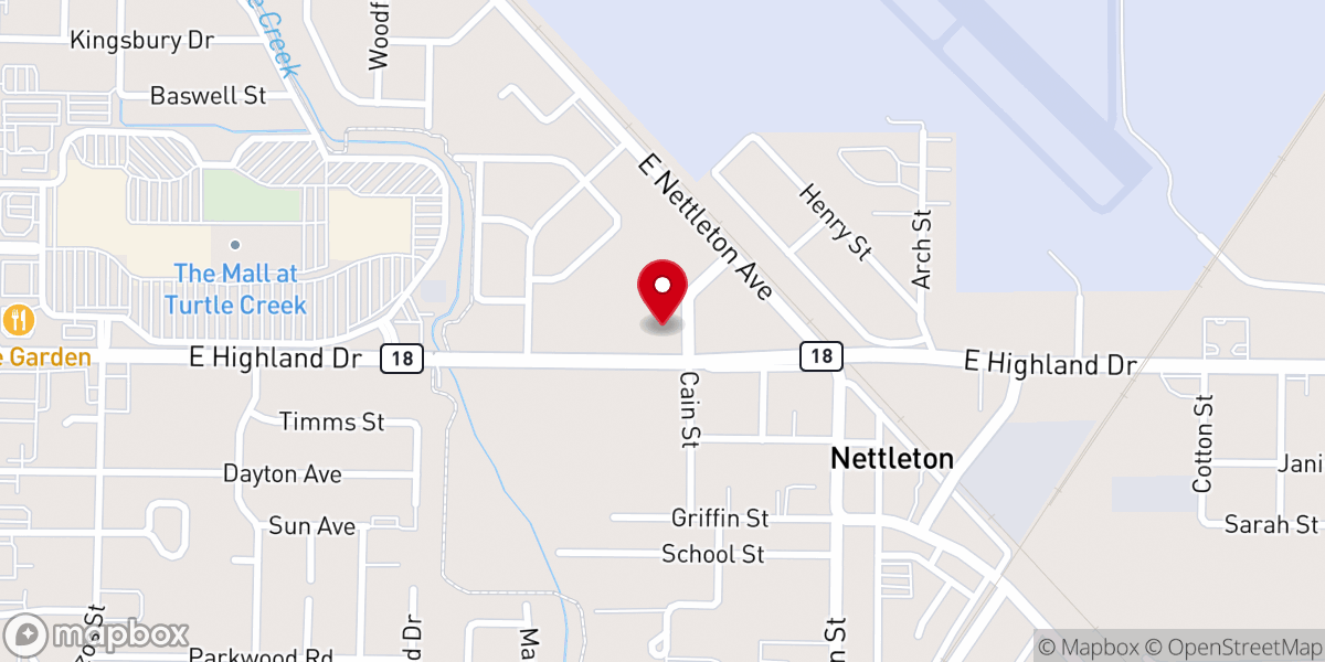 Map showing location of Life Church Of Jonesboro